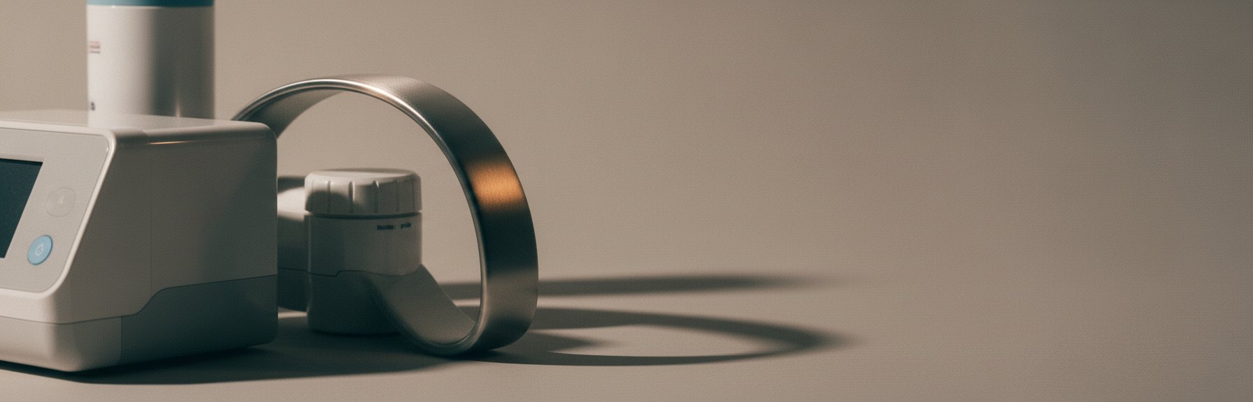 BEMER-Steuergerät mit Ring-Applikator